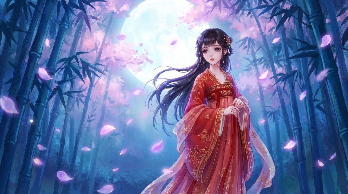 高清3D动漫原创视频：月下狐影